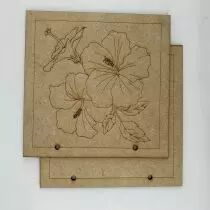 Album 15 x 15 cm - hibiscus