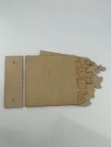 Album 15 x 15 cm bordure de fleurs + tranche