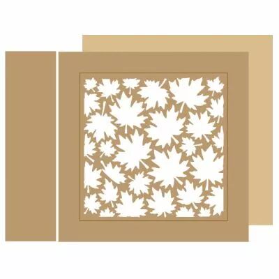 Album 15 x 15 cm feuilles d\'�rable