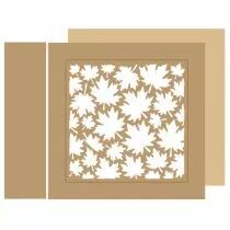 Album 15 x 15 cm feuilles d\'�rable