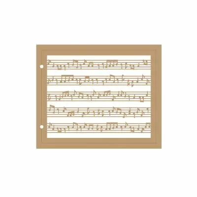 ALBUM 18,5 X 22,3 CM - MUSIQUE