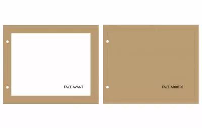 ALBUM 22,3 X 18,5 CM - RECTANGLE EVIDE HORIZONTAL