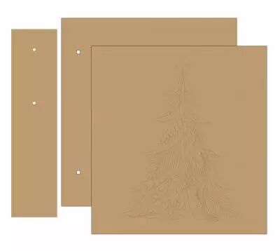 ALBUM CLASSEUR 22,5x21 CM SAPIN