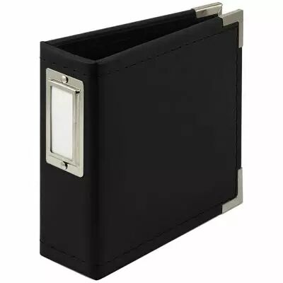 Album Classic Leather D-Ring 4\ X4\  Black