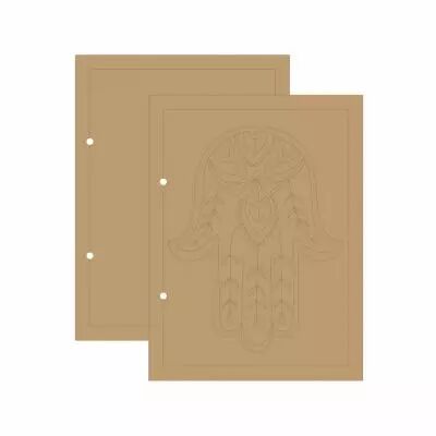 ALBUM DECOUPE 15*20 CM MDF MAIN DE FATMA
