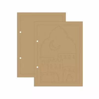 ALBUM DECOUPE 15*20 CM MDF VILLAGE MAROCAIN