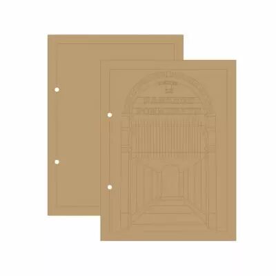 ALBUM DECOUPE 20*15 CM MDF ELEPHANT