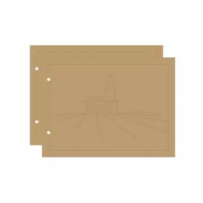 ALBUM DECOUPE 20*15 CM MDF PROVENCE