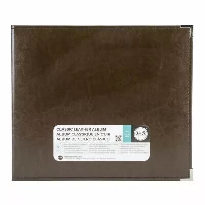 ALBUM FAUX LEATHER 3 RING BINDER 12x12 Dark Chocolate