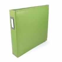 ALBUM FAUX LEATHER 3 RING BINDER 12x12 Kiwi