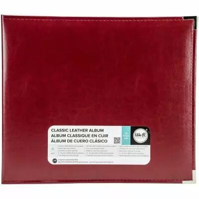 ALBUM FAUX LEATHER 3 RING BINDER 12x12 Wine