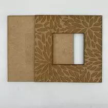 ALBUM GRAVE 15*15 CM - Fleurs