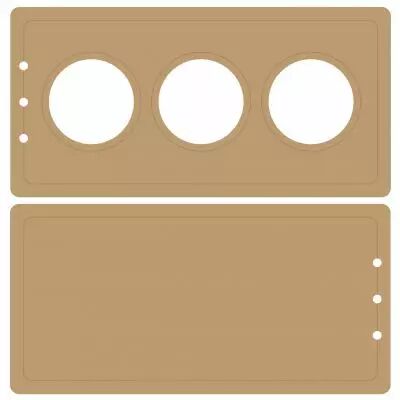 ALBUM HORIZONTAL 10 X 20 CM - 3 RONDS