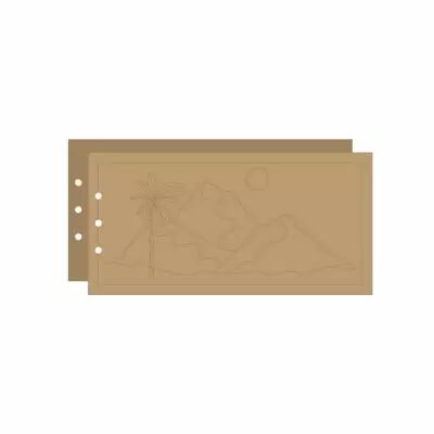 ALBUM HORIZONTAL 10 X 20 CM - DESERT