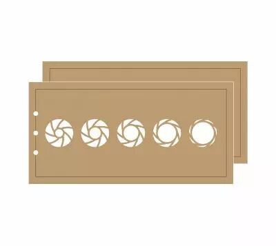 ALBUM HORIZONTAL 10 X 20 CM - OBJECTIFS EVIDES