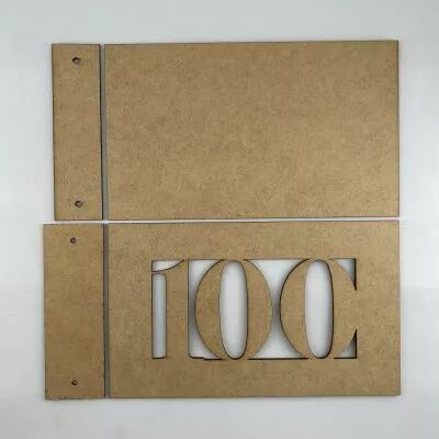 ALBUM MDF 3 MM 25X15 CM CADRE 100