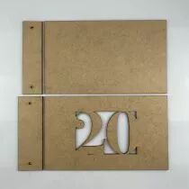 ALBUM MDF 3 MM 25X15 CM CADRE 20