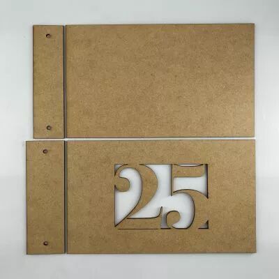 ALBUM MDF 3 MM 25X15 CM CADRE 25