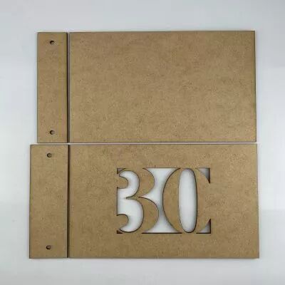 ALBUM MDF 3 MM 25X15 CM CADRE 30