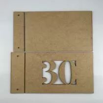 ALBUM MDF 3 MM 25X15 CM CADRE 30