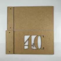 ALBUM MDF 3 MM 25X15 CM CADRE 40