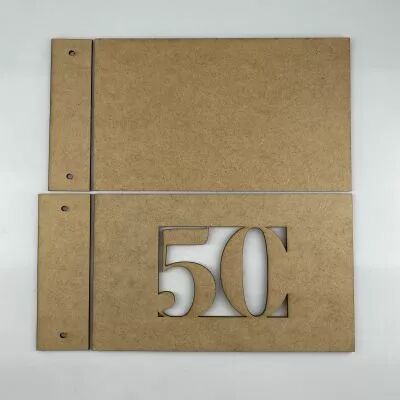 ALBUM MDF 3 MM 25X15 CM CADRE 50