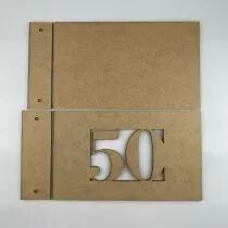 ALBUM MDF 3 MM 25X15 CM CADRE 50