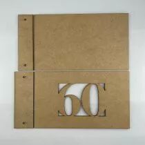 ALBUM MDF 3 MM 25X15 CM CADRE 60