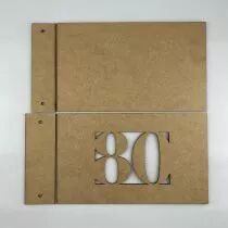 ALBUM MDF 3 MM 25X15 CM CADRE 80
