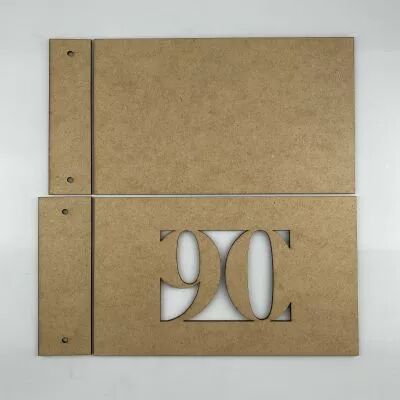 ALBUM MDF 3 MM 25X15 CM CADRE 90