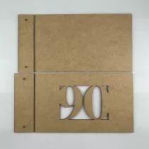 ALBUM MDF 3 MM 25X15 CM CADRE 90