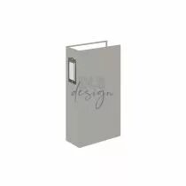 Album tissu D-Ring 3\ X8\  Grey