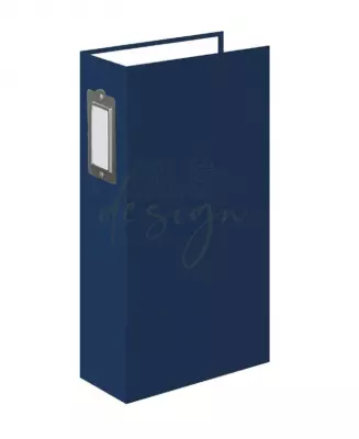 Album tissu D-Ring 3\ X8\  navy