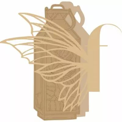 ALBUM VERTICAL 10 X 20 CM - LANTERNE AUX CITROUILLES