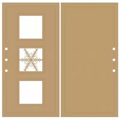 ALBUM VERTICAL 20 X 10 CM - 3 CARRES - FLOCON