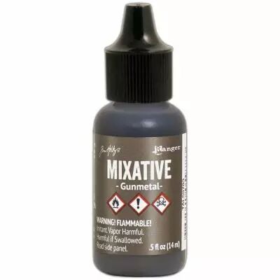 Alcohol Ink Metallic Mixatives - Gunmetal