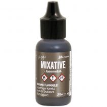 Alcohol Ink Metallic Mixatives - Gunmetal