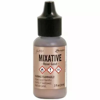 Alcohol Ink Metallic Mixatives - Rose Gold 