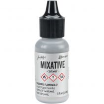 Alcohol Ink Metallic Mixatives - Silver Metallic
