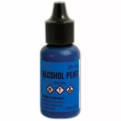 ALCOHOL PEARL Divine - Encre � alcool bleu