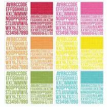 alphabet autocollant Brights