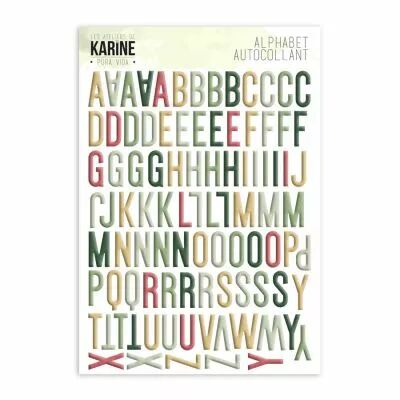 Alphabet Multicolore assortis � la collection Pura Vida