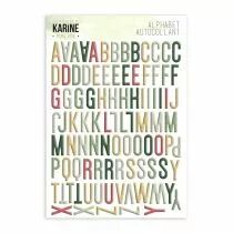 Alphabet Multicolore assortis &agrave; la collection Pura Vida