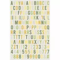 Alphabet relief Citronnade