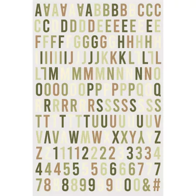Alphabet relief Recette de famille