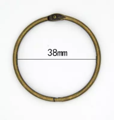 ANNEAU METAL 28MM - BRONZE