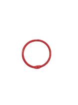ANNEAU METAL DE COULEUR 35 MM - ROUGE