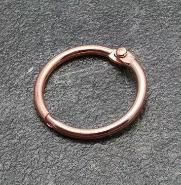 ANNEAUX METAL CUIVRE 20MM