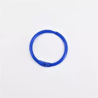 ANNEAUX METAL DE COULEUR 25 MM - BLEU