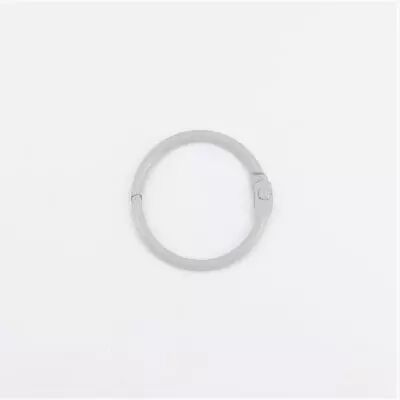 ANNEAUX METAL DE COULEUR 25 MM - GRIS